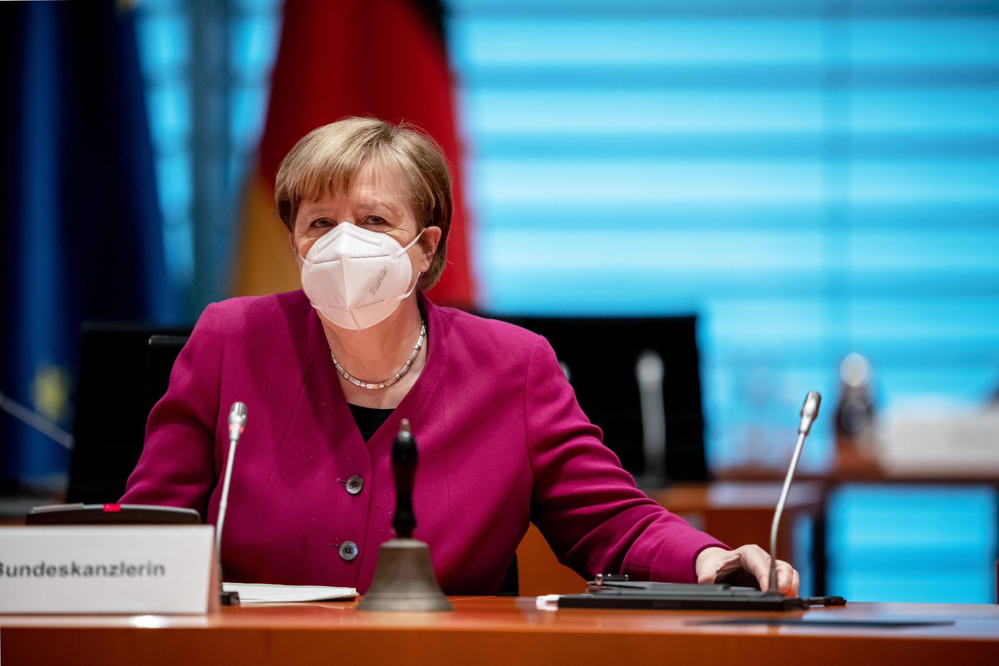 German Chancellor Angela Merkel has been urged by the DOSB to support sports clubs during the pandemic ©Getty Images
