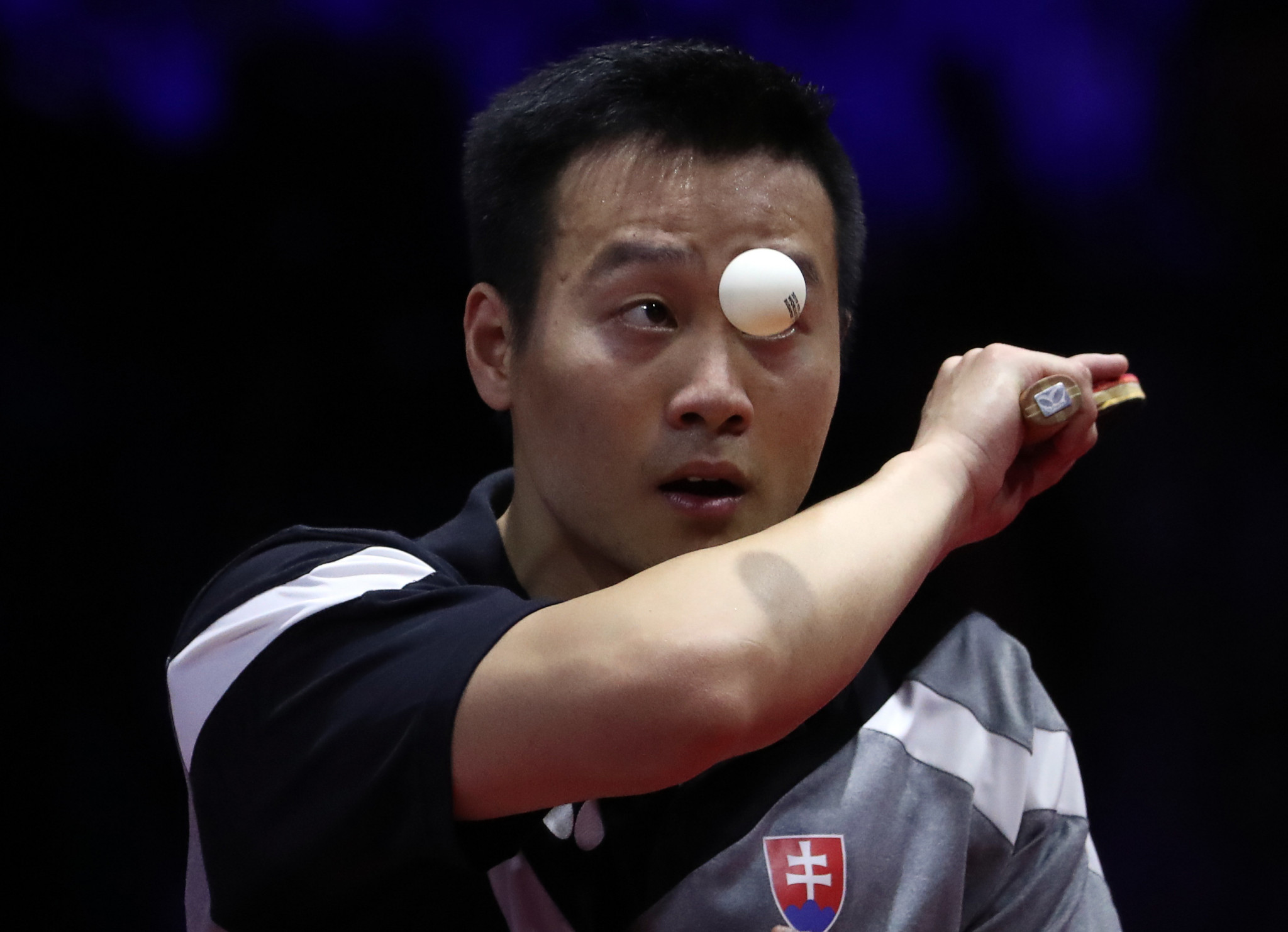 Yang Wang of Slovakia was eliminated from the men's singles for breaching COVID-19 regulations ©Getty Images