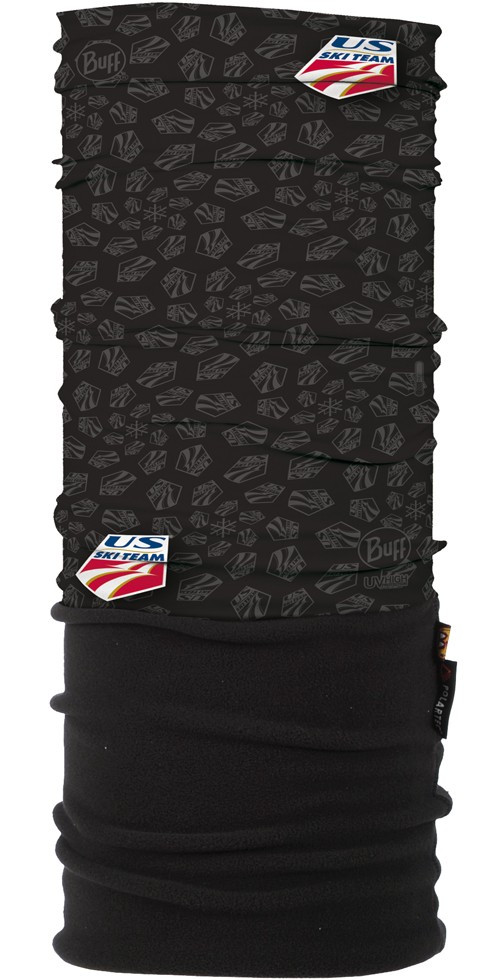 The Buff USSA Collection includes a snowboarding flake tech fleece bandana ©Buff