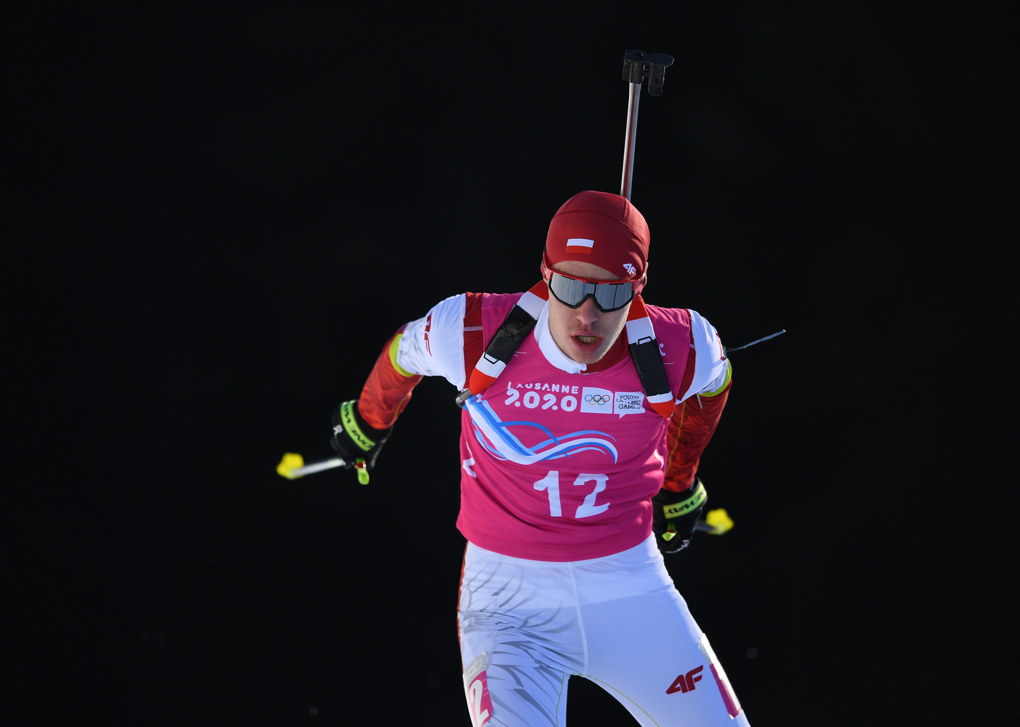Marcin Zawol completed the final leg of the men's youth relay to help Poland win gold in Austria ©Getty Images