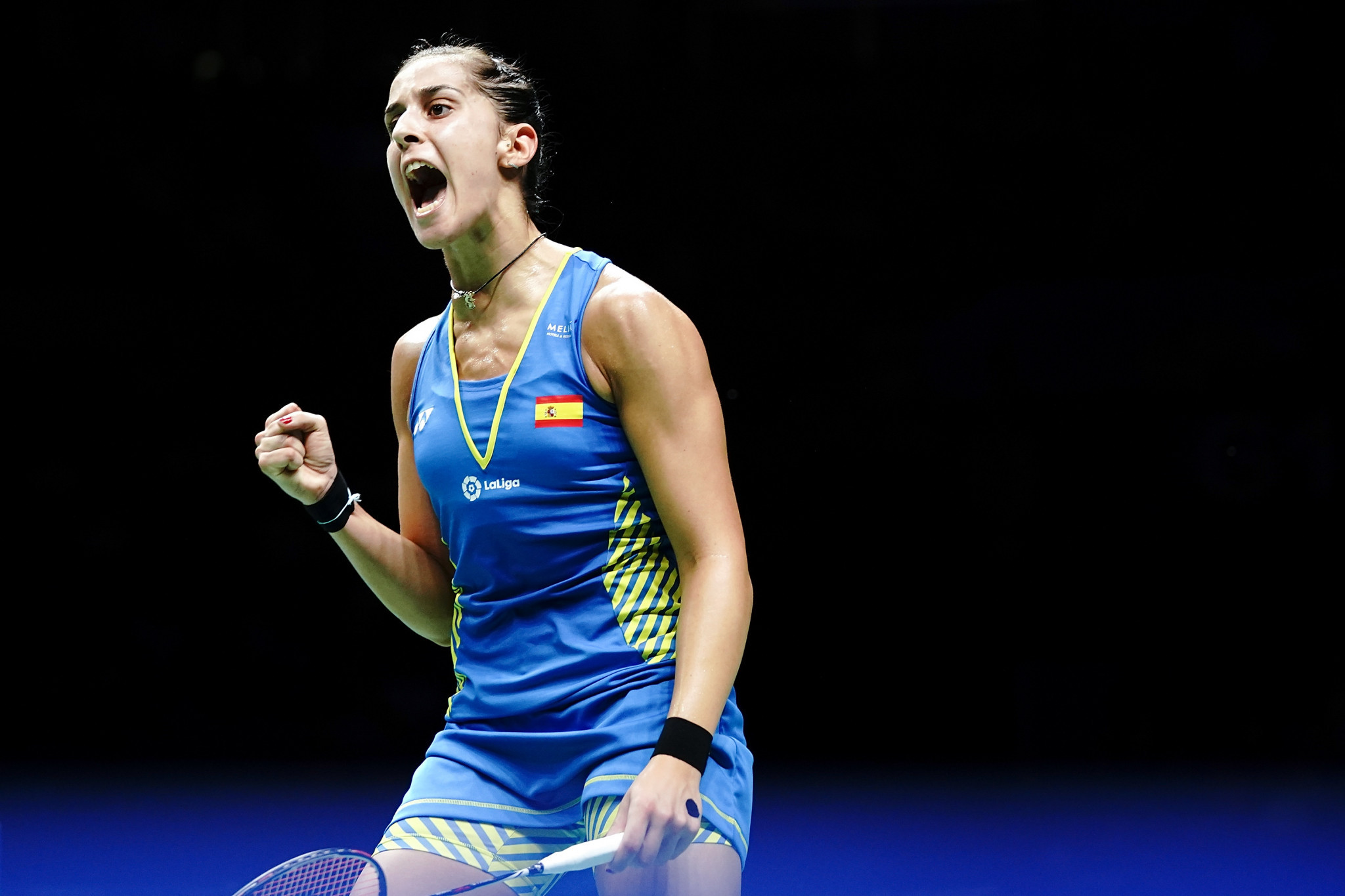 The top four seeds all won in the women's singles quarter-finals, including number one Carolina Marin of Spain ©Getty Images