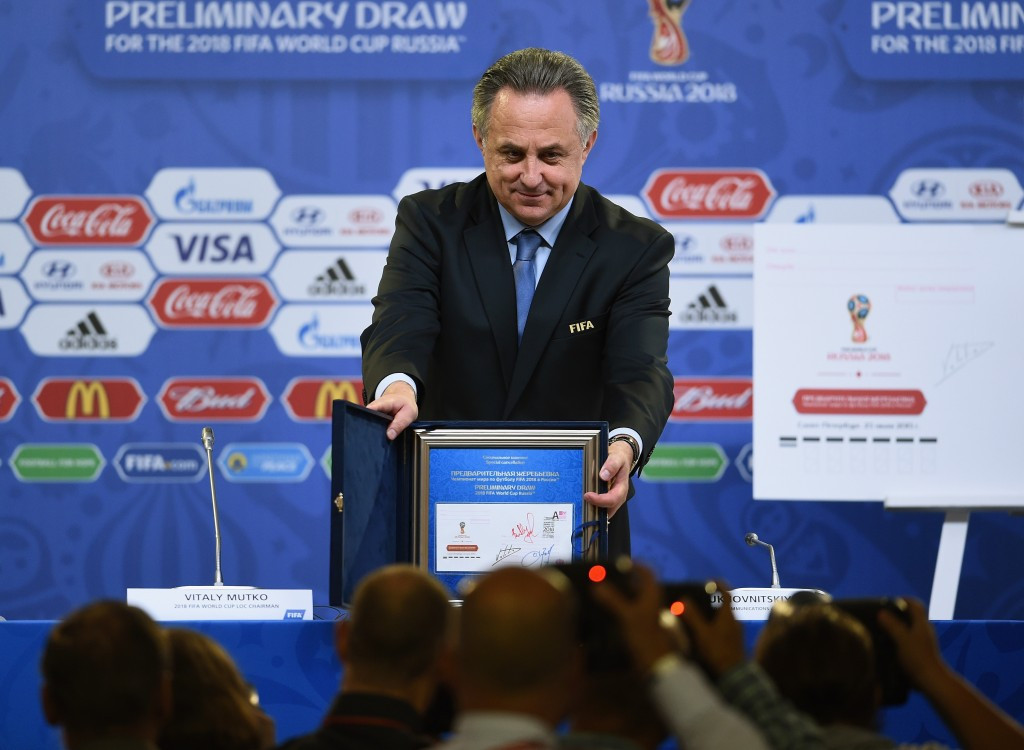 Infantino's regional World Cup plan criticised by Mutko