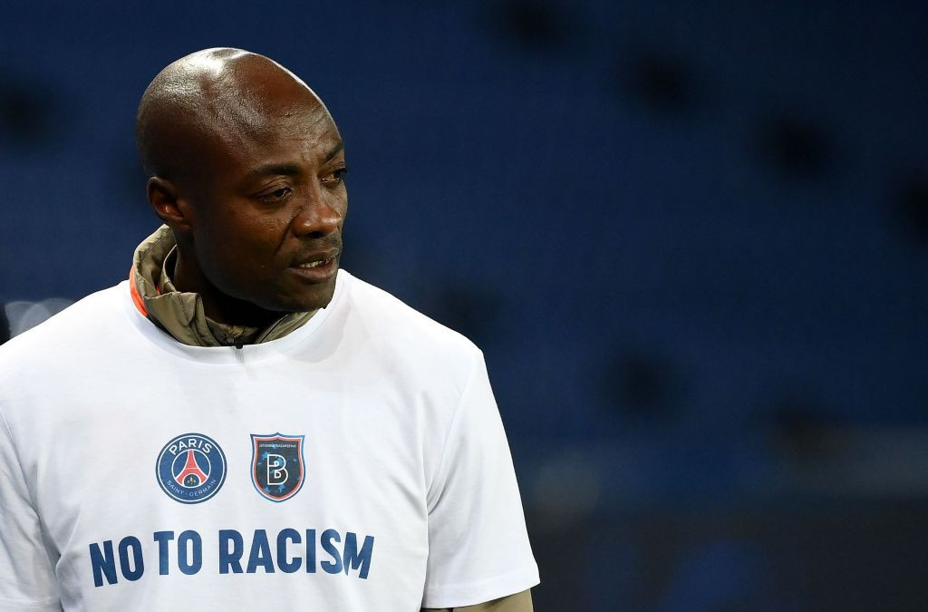 UEFA said Sebastian Colțescu had been banned for inappropriate behaviour for using the  Romanian word for black to identify Başakşehir assistant coach Pierre Webo ©Getty Images