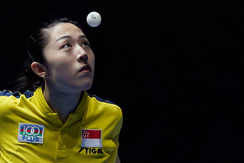 Singapore's Yu Mengyu progressed to the round of 32 in Doha ©Getty Images