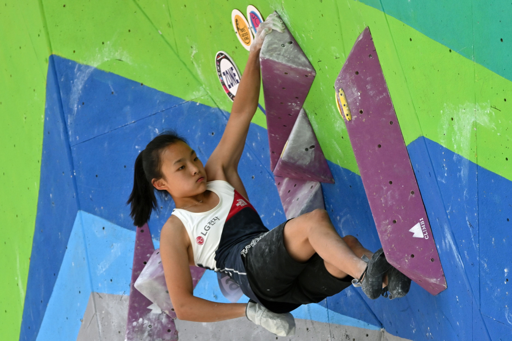 The 17-year-old Seo Chae-hyun was allocated a quota place for the Tokyo 2020 sport climbing contest ©Getty Images