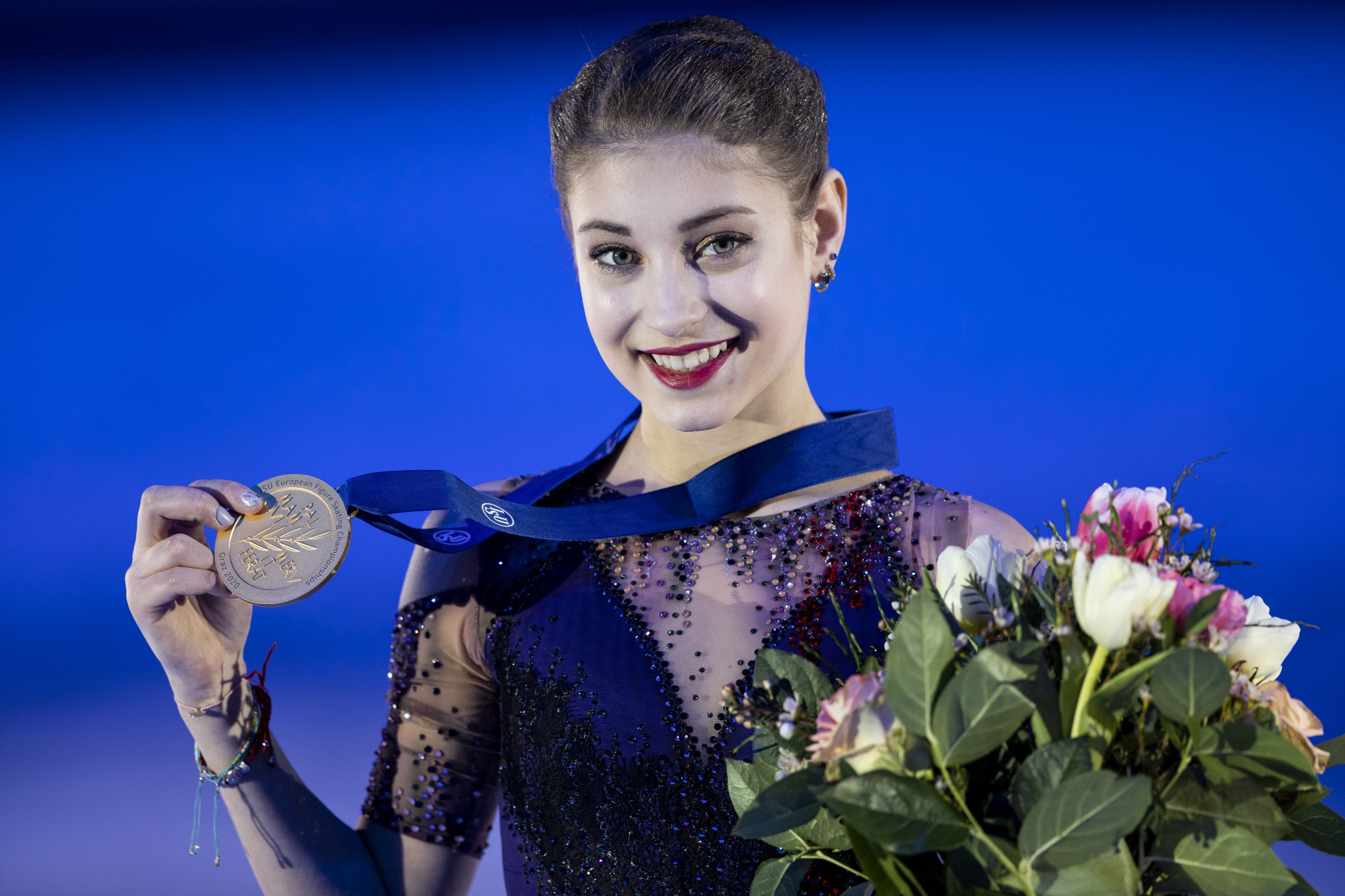 Alena Kostornaia triumphed at the European Championships last year ©Getty Images