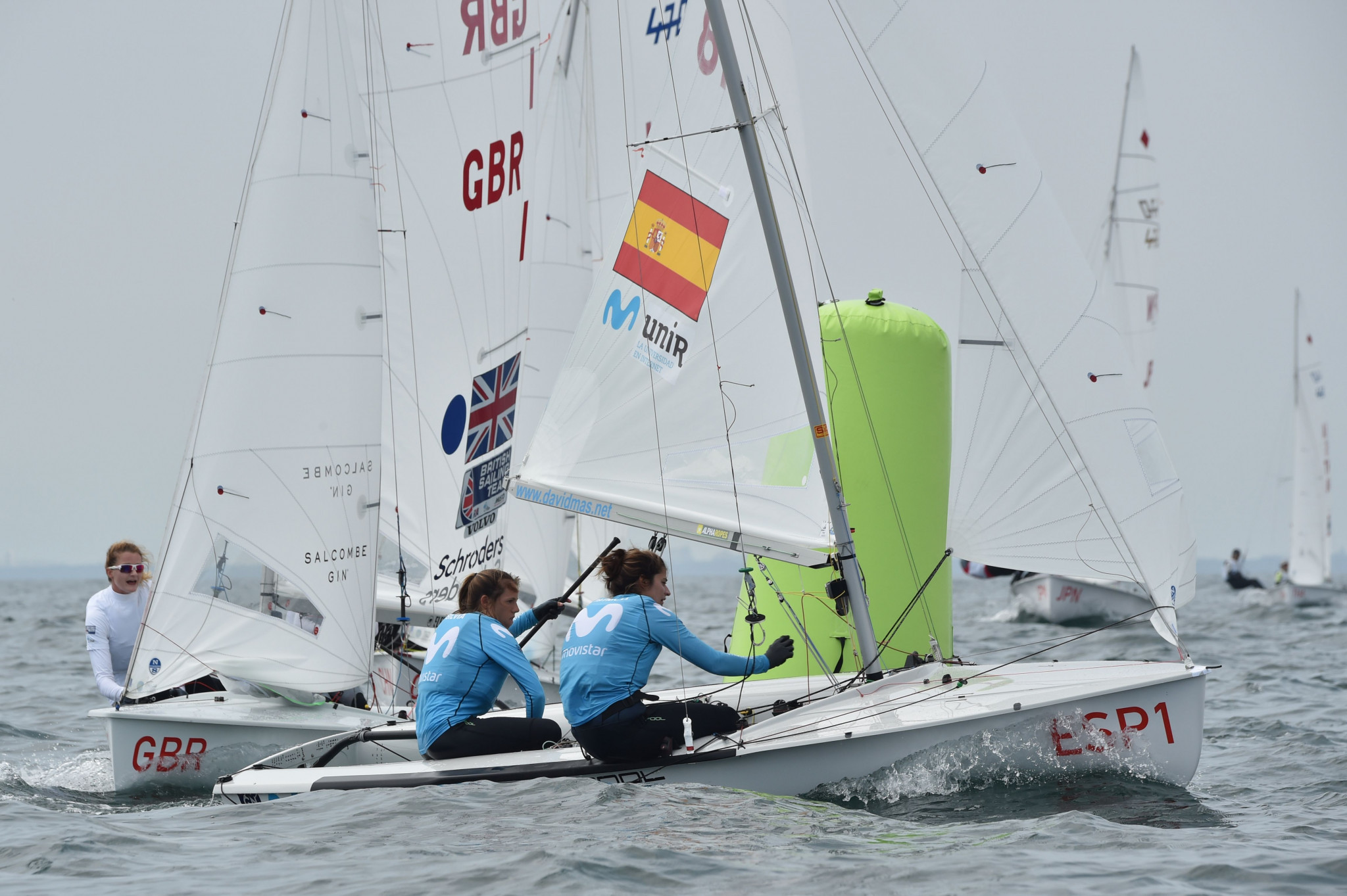 Mas and Cantero take lead of women's contest at 470 World Championships