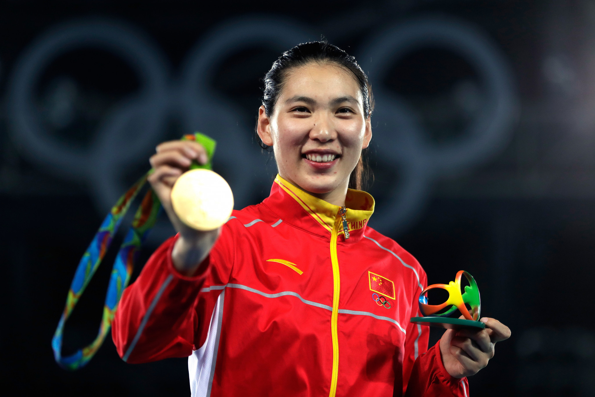Zheng Shuyin was one of China's Olympic gold medallists in taekwondo at Rio 2016 ©Getty Images