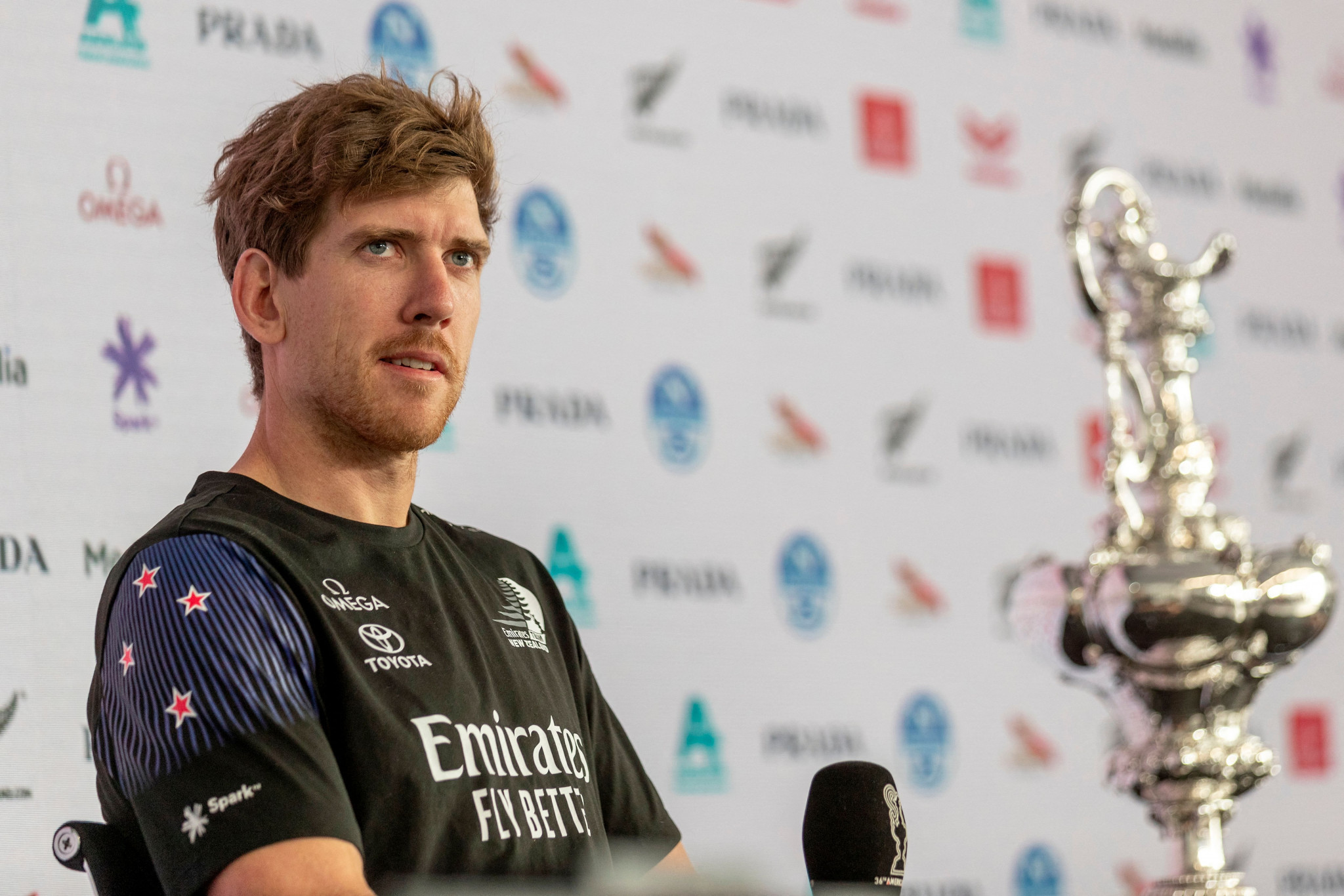 Pete Burling was confident of Team New Zealand's chances in the America's Cup ©Getty Images