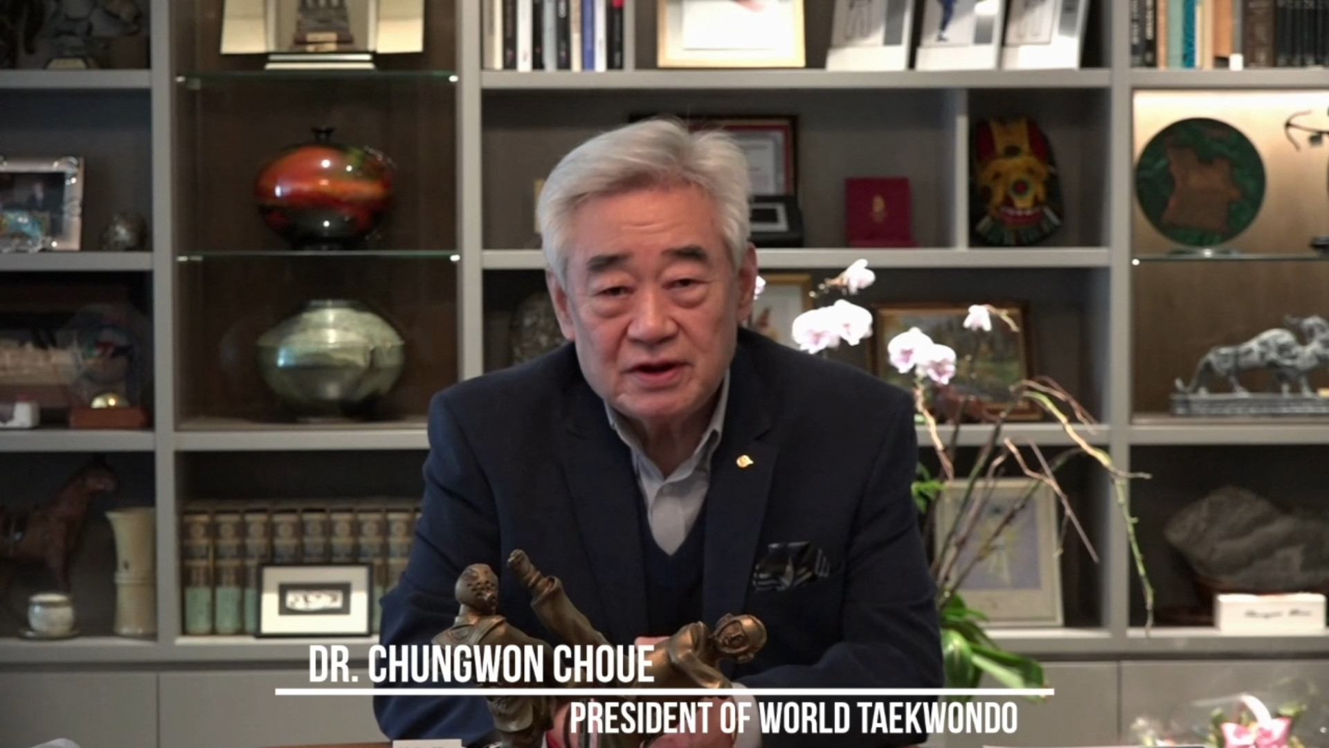 World Taekwondo President Chungwon Choue led the speakers at the Gender Equity and Women Leadership Forum ©World Taekwondo