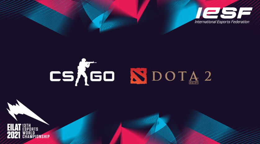 DOTA 2 and CSGO will feature in this year's 13th edition of the IESF World Championship in Eilat ©IESF