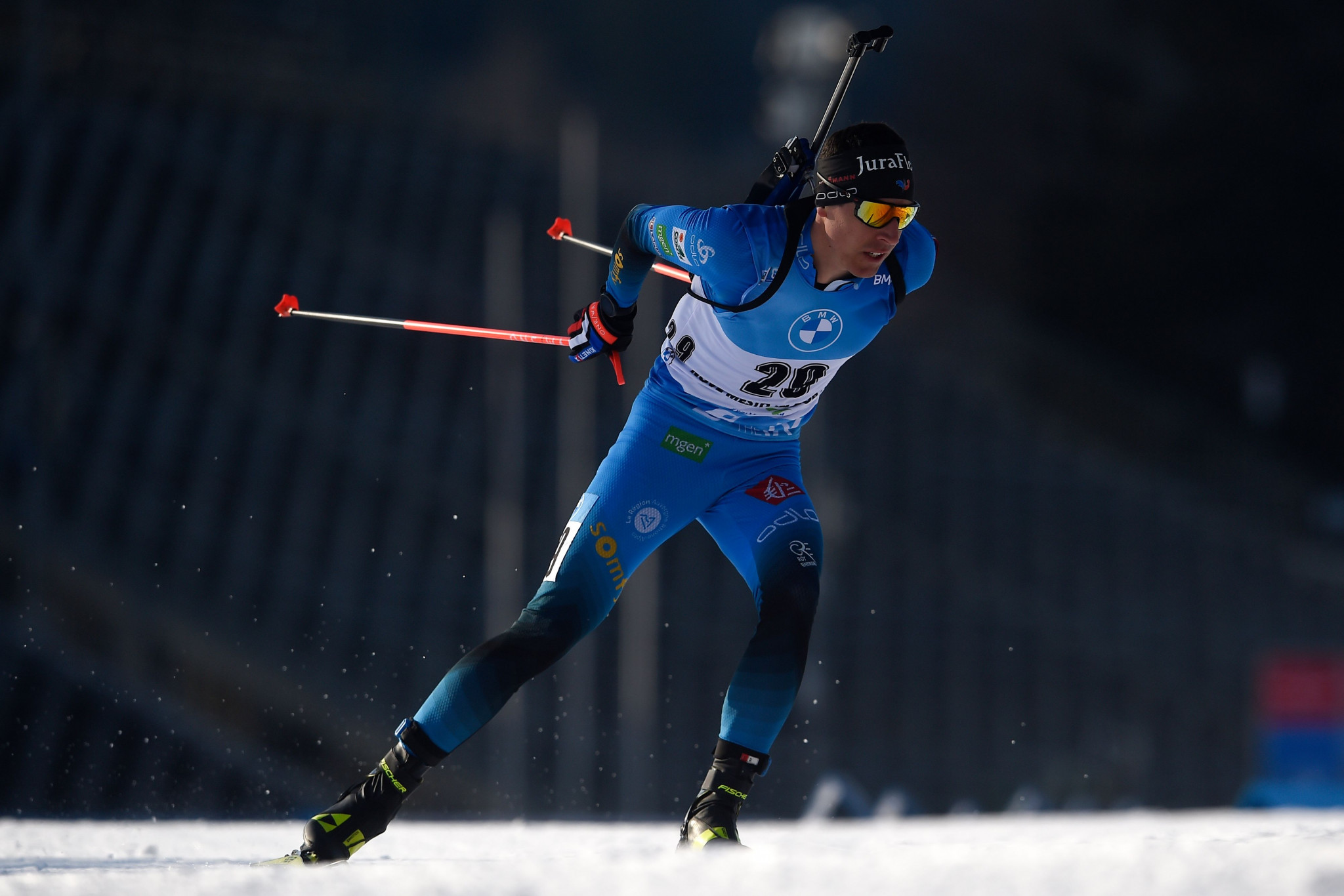 Fillon Maillet on target with sprint win at IBU Biathlon World Cup