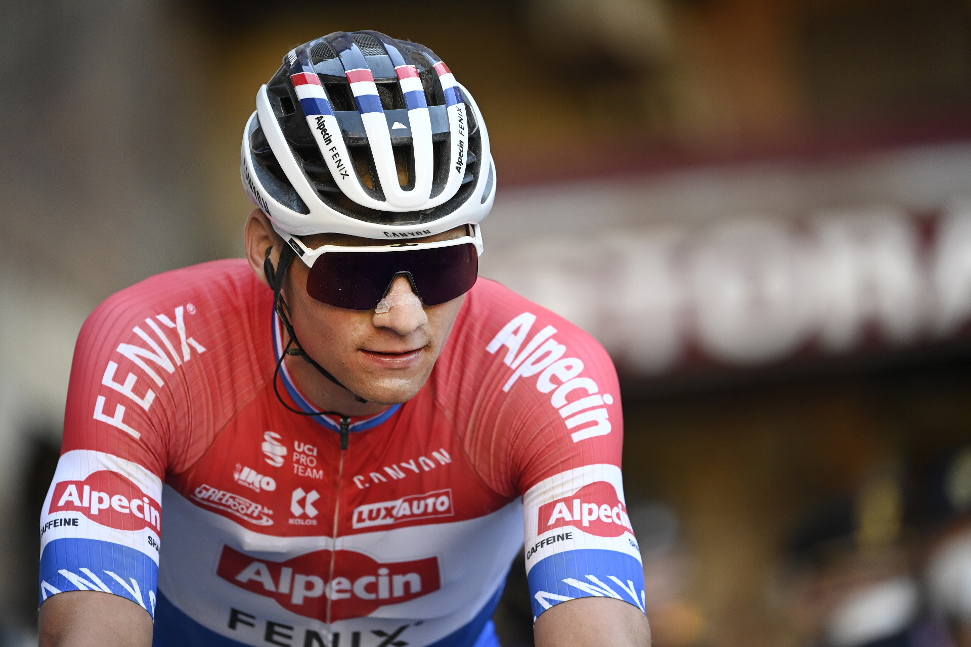 Mathieu van der Poel won his first stage of the 2021 Tirreno-Adriatico ©Getty Images