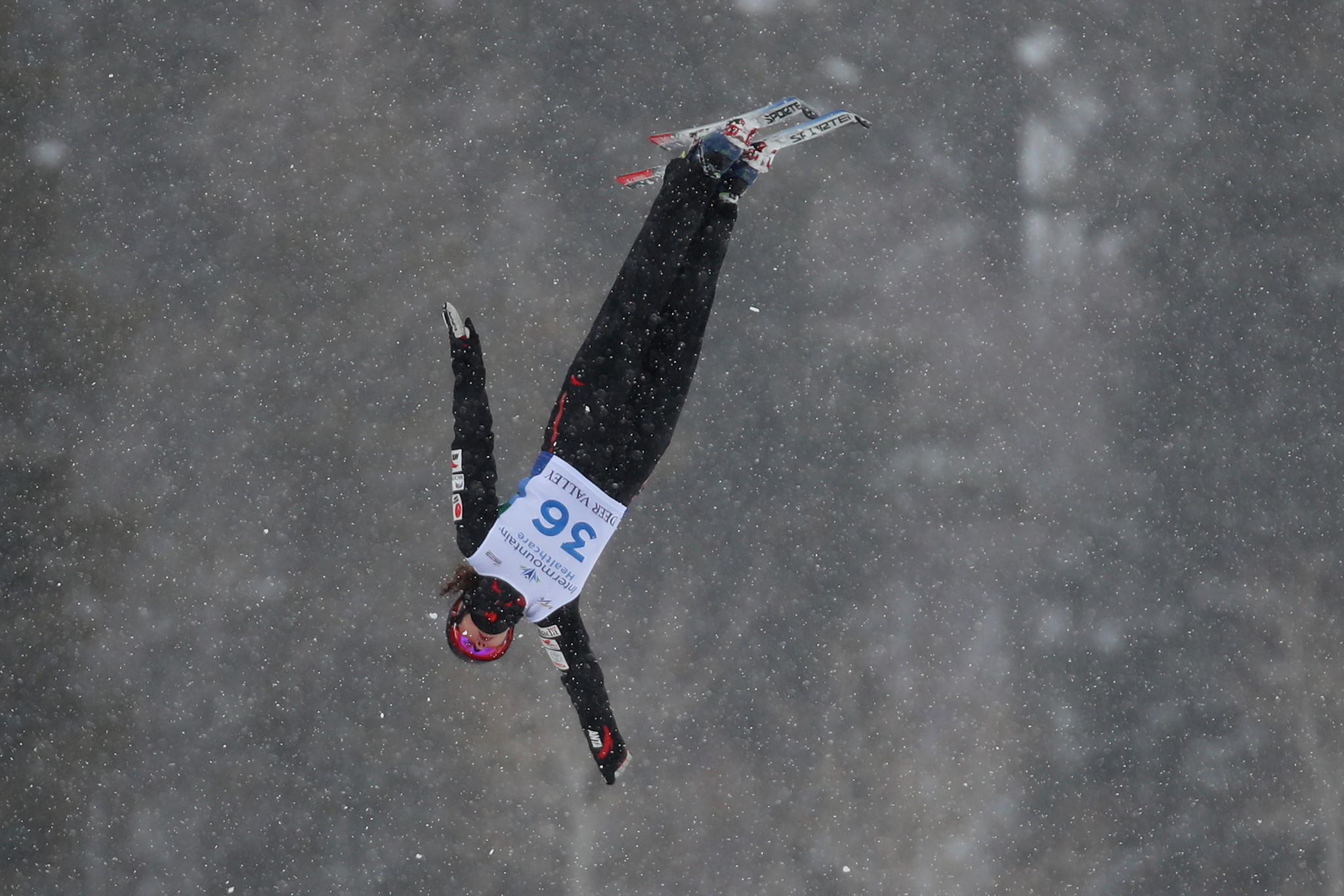 Canadian Marion Thénault won her first FIS Aerials World Cup event of her career in Almaty ©Getty Images 