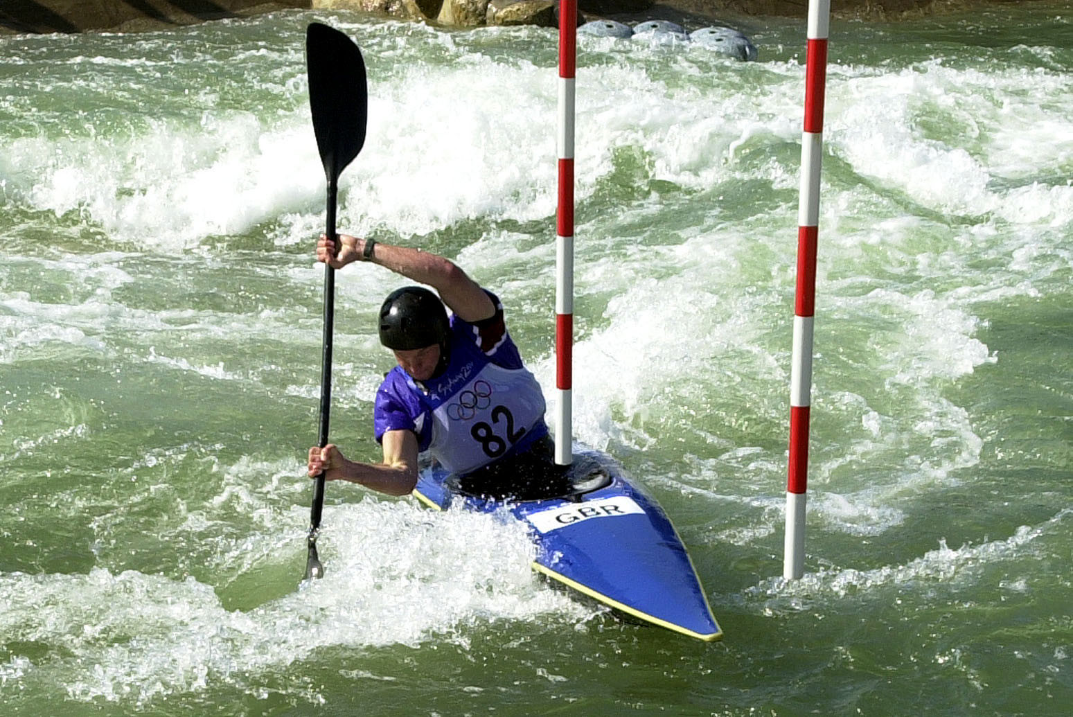Penrith Whitewater Stadium hosted the canoe slalom contest at the Sydney 2000 Olympic Games ©Getty Images