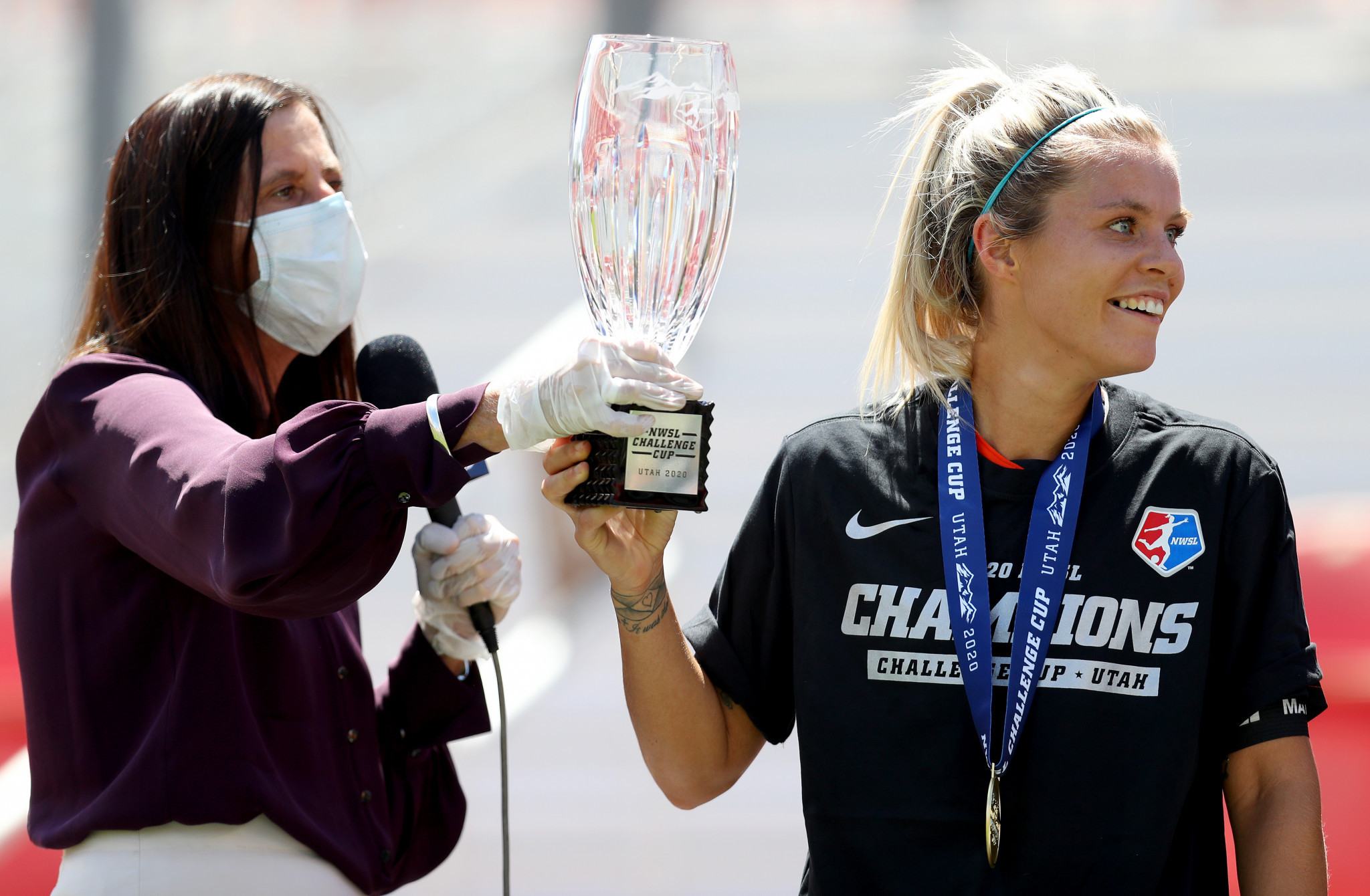 The NWSL Challenge Cup took place with strict COVID-19 protocol in place ©Getty Images