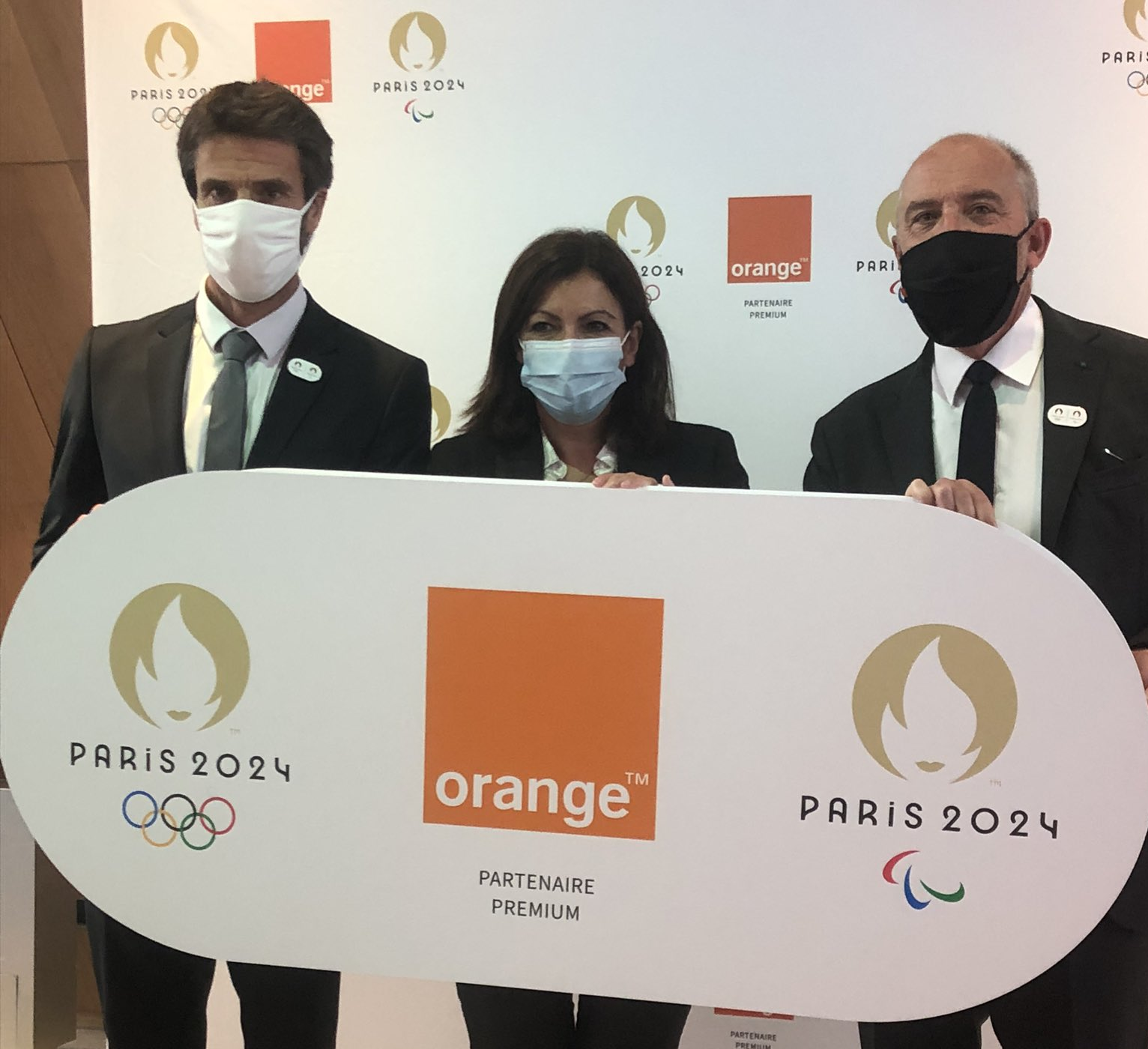Orange is one of Paris 2024's three premium partners announced to date ©Orange
