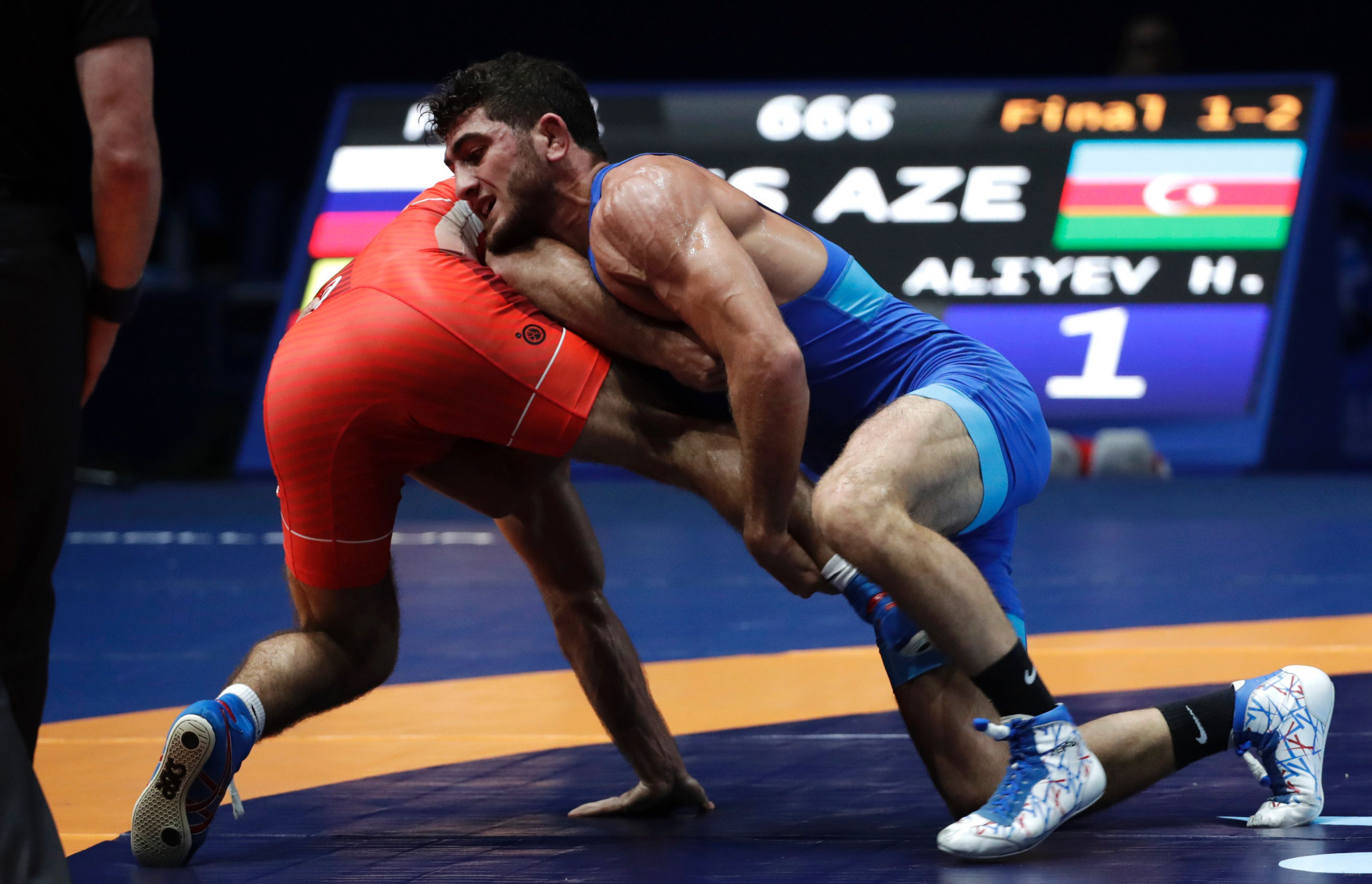 Haji Aliyev is among 280 wrestlers that will be battling it out to secure a place at this year's rescheduled Tokyo 2020 Olympics ©Getty Images 