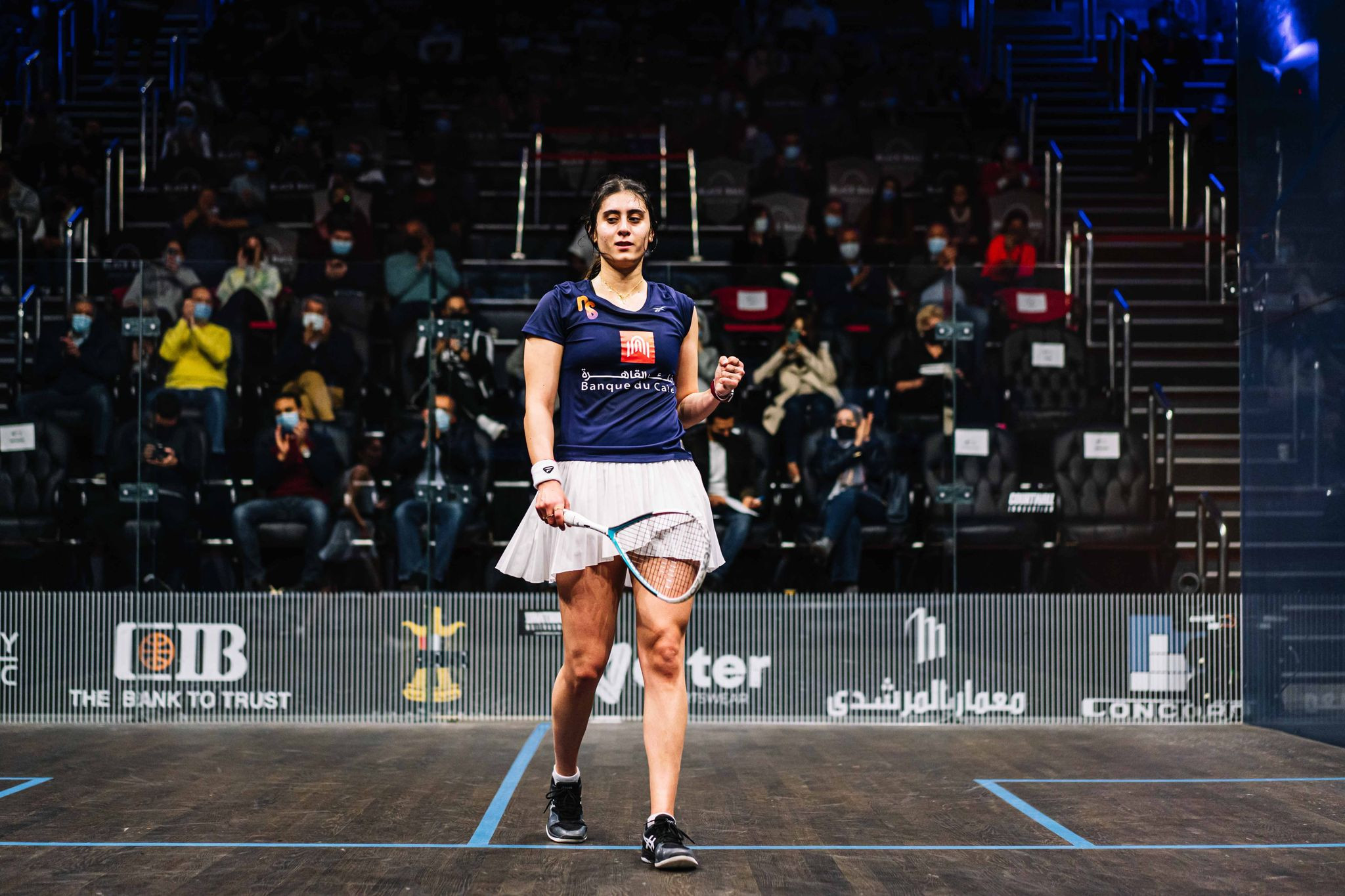 World number one El Sherbini to face Sobhy in CIB Black Ball Squash Open final