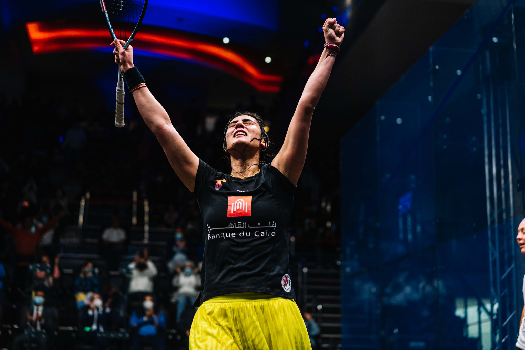World number one El Sherbini wins women’s CIB Black Ball Squash Open title after two runner-up finishes