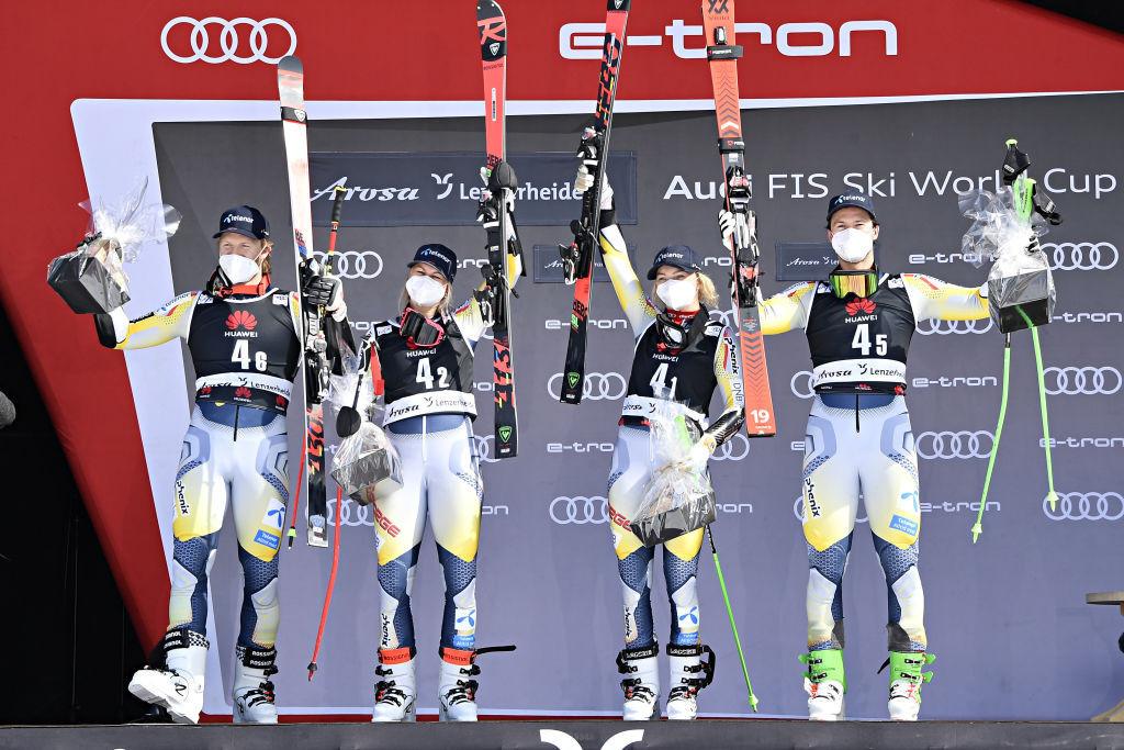 Norway won the team parallel event in Lenzerheide ©Getty Images