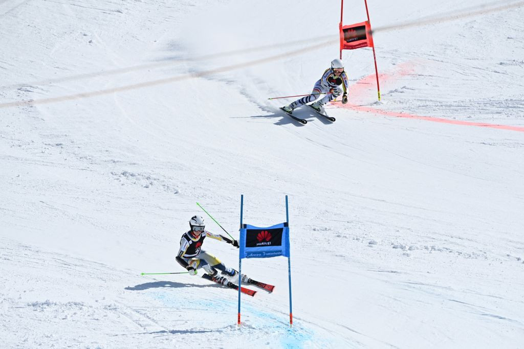 The team parallel race was the first race to be held at the Swiss venue this week ©Getty Images
