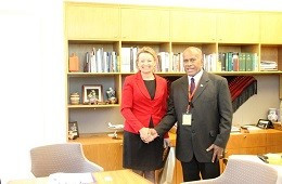 Fiji Sports Minister meets Australian counterpart to discuss launch of Fiji National Sports Academy