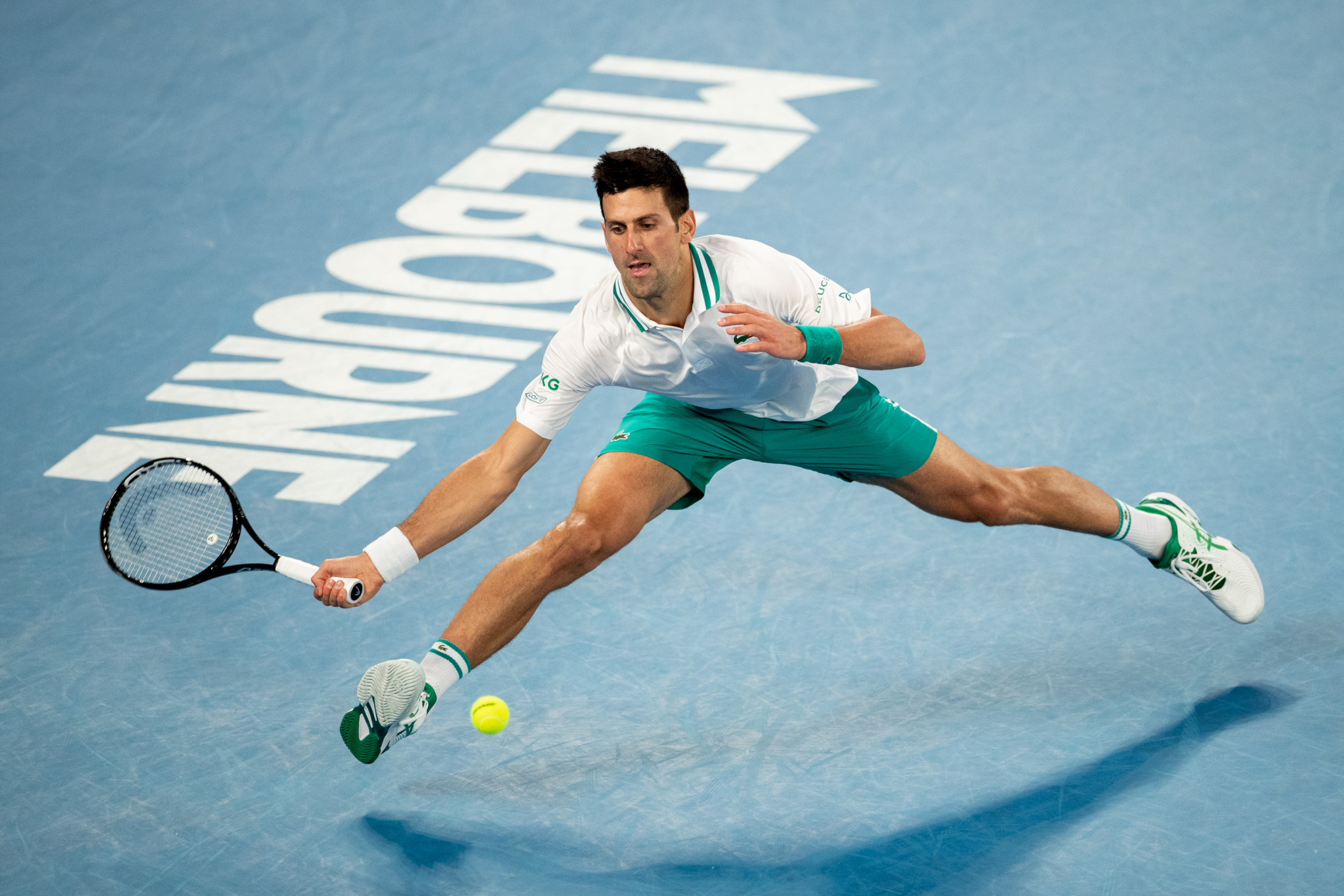 Nine-time Australian Open champion Novak Djokovic refuses to reveal his vaccination status ©Getty Images