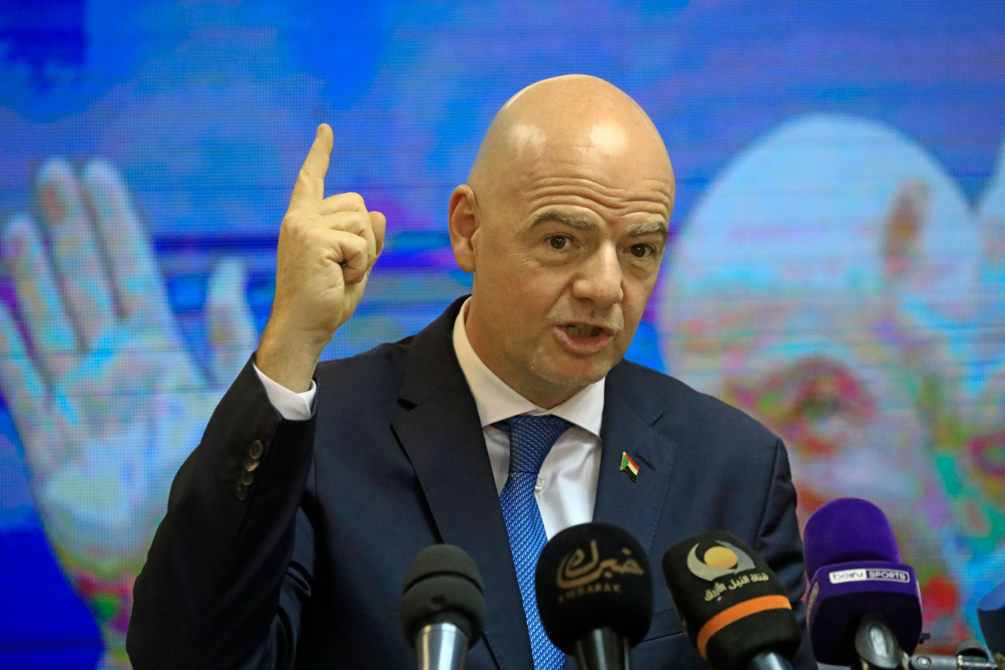 Gianni Infantino addressed the G20 over corruption reform ©Getty Images