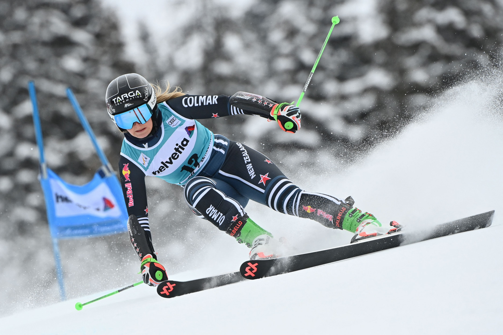 Alice Robinson produced a blistering second run to clinch victory in Lenzerheide ©Getty Images