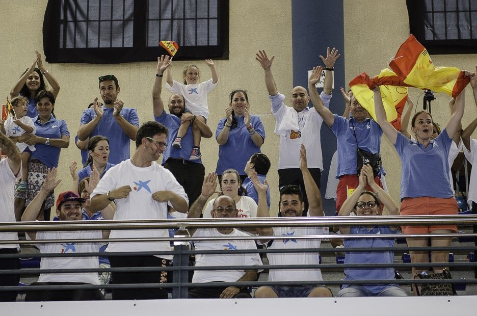 Spanish fans applaud their team's win over Poland at the IWBF European Championships n Tenerife, Today's agreement regarding wheelchair basketball in Spain could help a new generation of players to emerge ©EuroWB2017