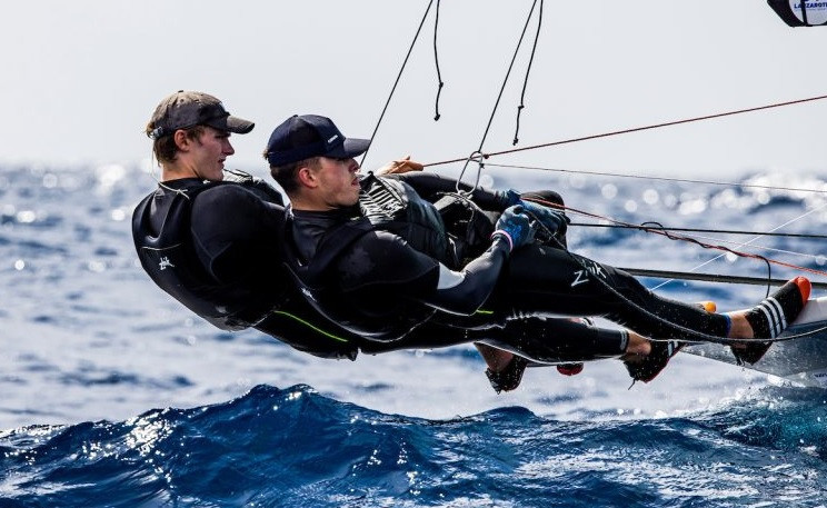 Ireland lead race for Tokyo 2020 qualification place in 49er class at Lanzarote International Regatta
