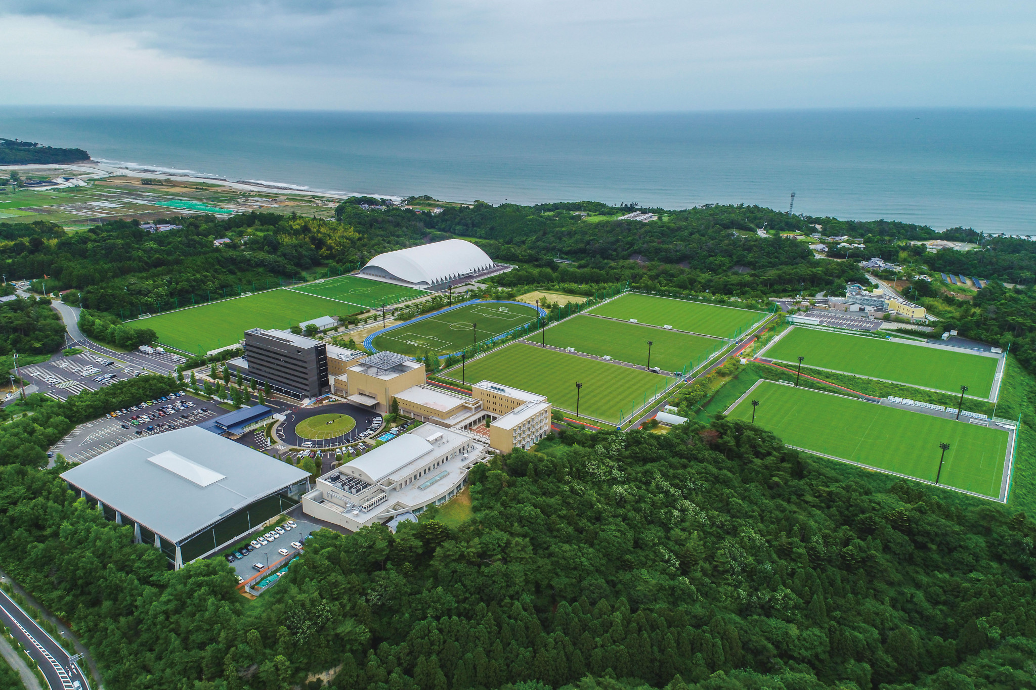 The J-Village national football training centre in Fukushima will be the site of the domestic Olympic Torch Relay's Grand Start ©J-Village
