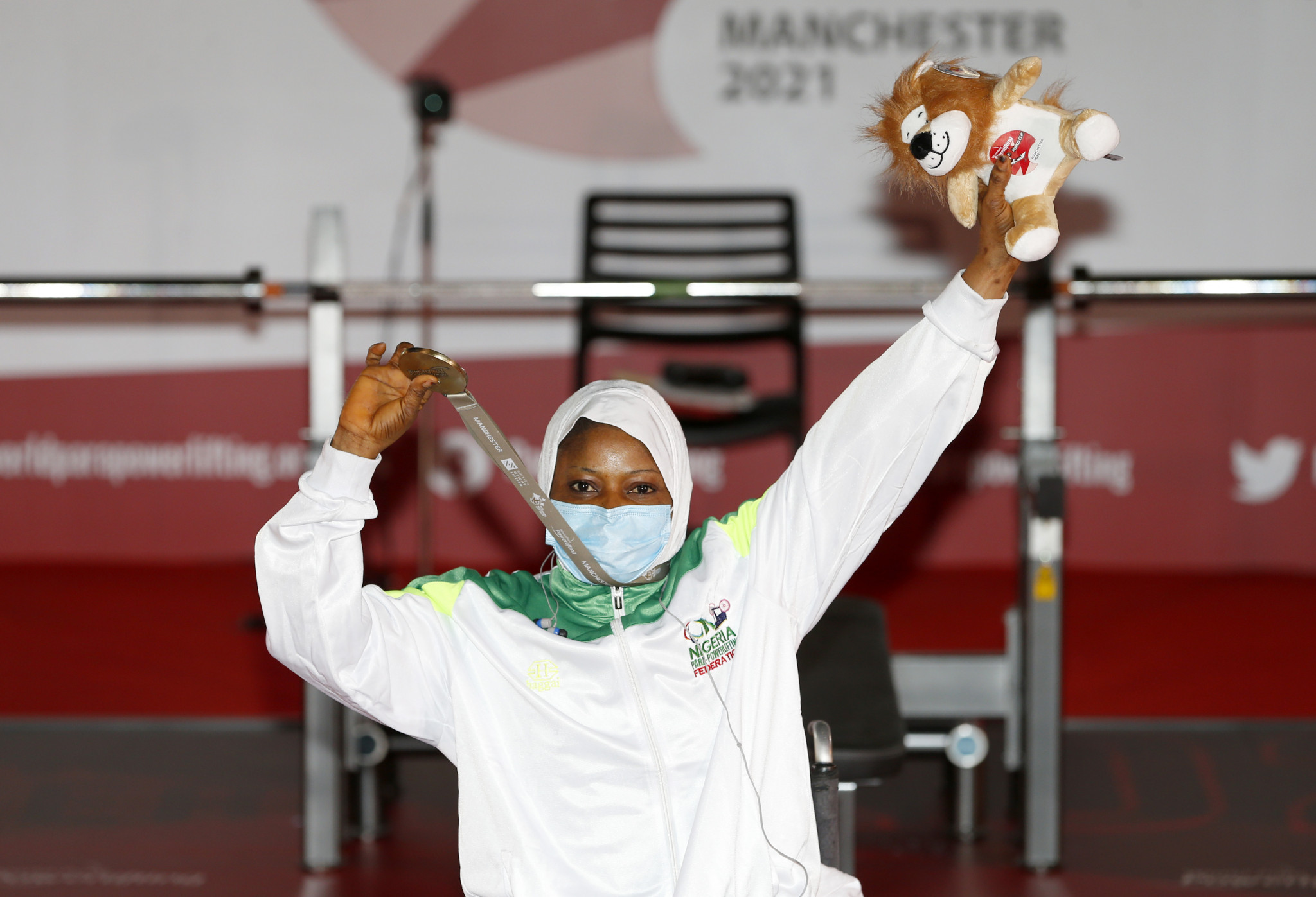 Latifat Tijani secured one of Nigeria's three gold medals on day one in Manchester ©SWpix