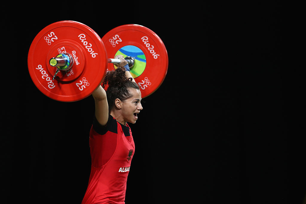 Evagjelia Veli, eighth at Rio 2016, is among the Albanian weightlifters to have tested positive for a banned substance ©Getty Images