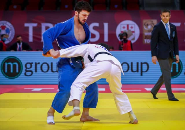 Temur Nozadze won men's under-60kg gold for the host nation on the opening day of the IJF Tbilisi Grand Slam ©IJF