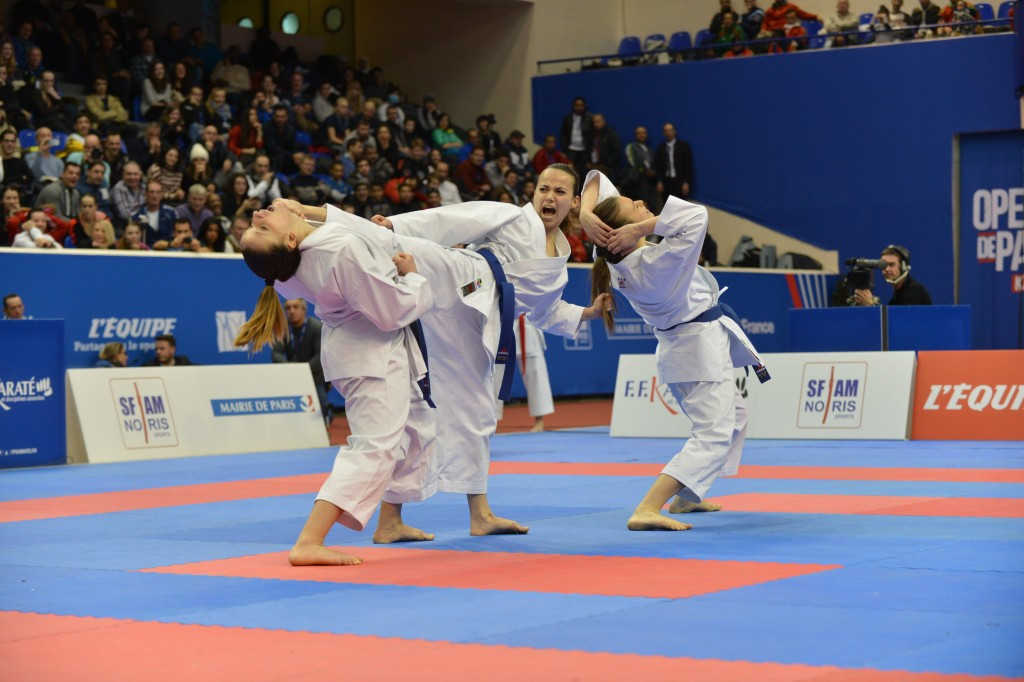 The 2016 Paris Open begins with action in the individual and team kata disciplines