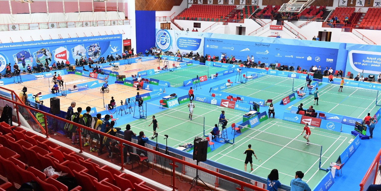 Para-badminton players competed in the quarter-finals today in Dubai ©Fazza LOC/Gaber Abedeen