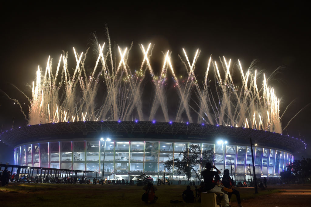 The closing ceremony of the 2018 Asian Games in Jakarta - an IAEH survey has shown that two thirds of members are actively planning for stadium events in 2021 ©Getty Images