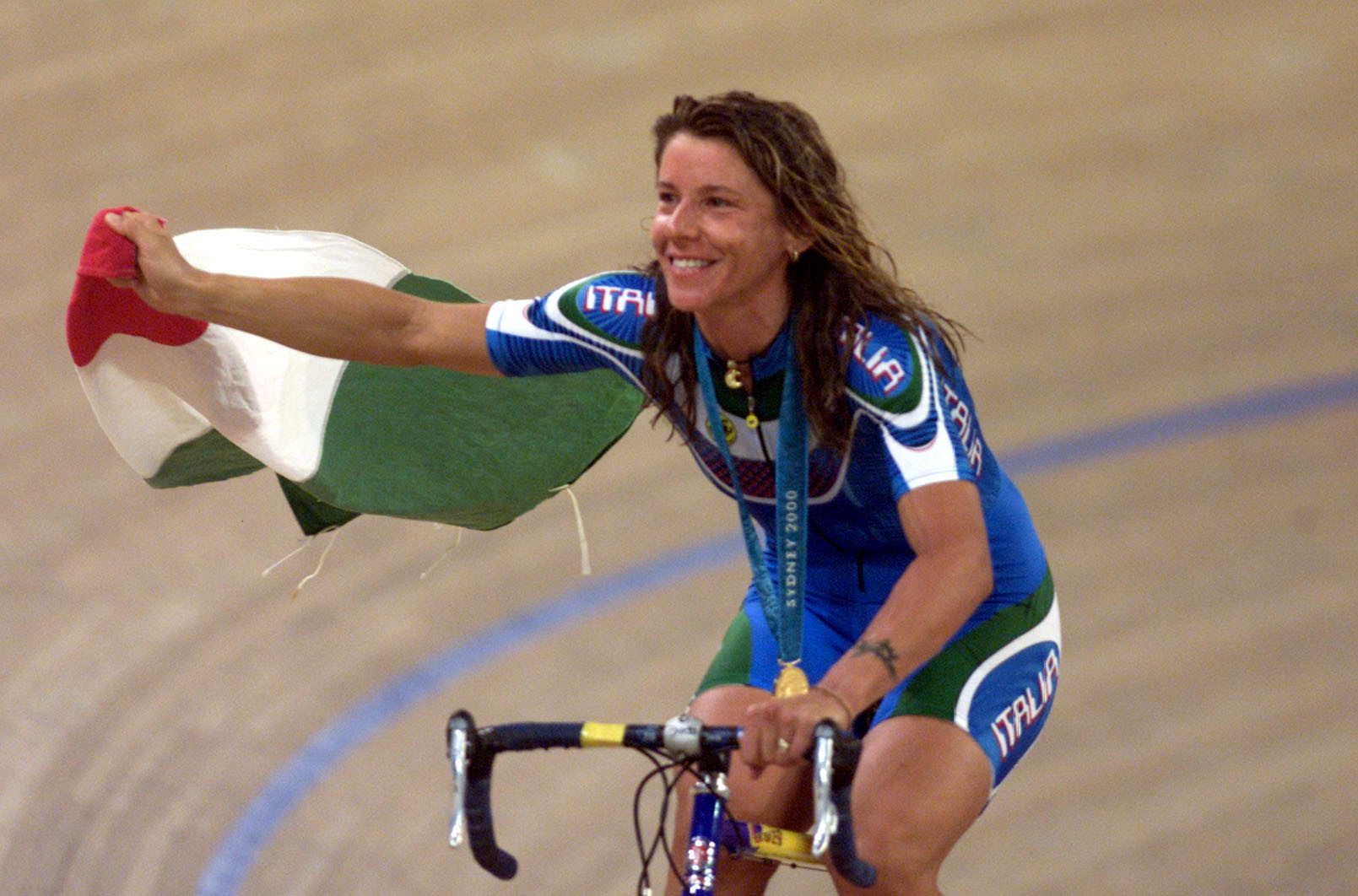 Two-time Olympic cycling gold medallist Antonella Bellutti is standing in the CONI Presidential election ©Getty Images
