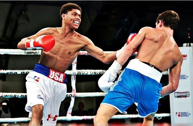 Youth Olympic champion Shakur Stevenson's victory over Peter McGrail proved to be in vein as the USA Knockouts fell to a 3-2 defeat to the British Lionhearts ©WSB
