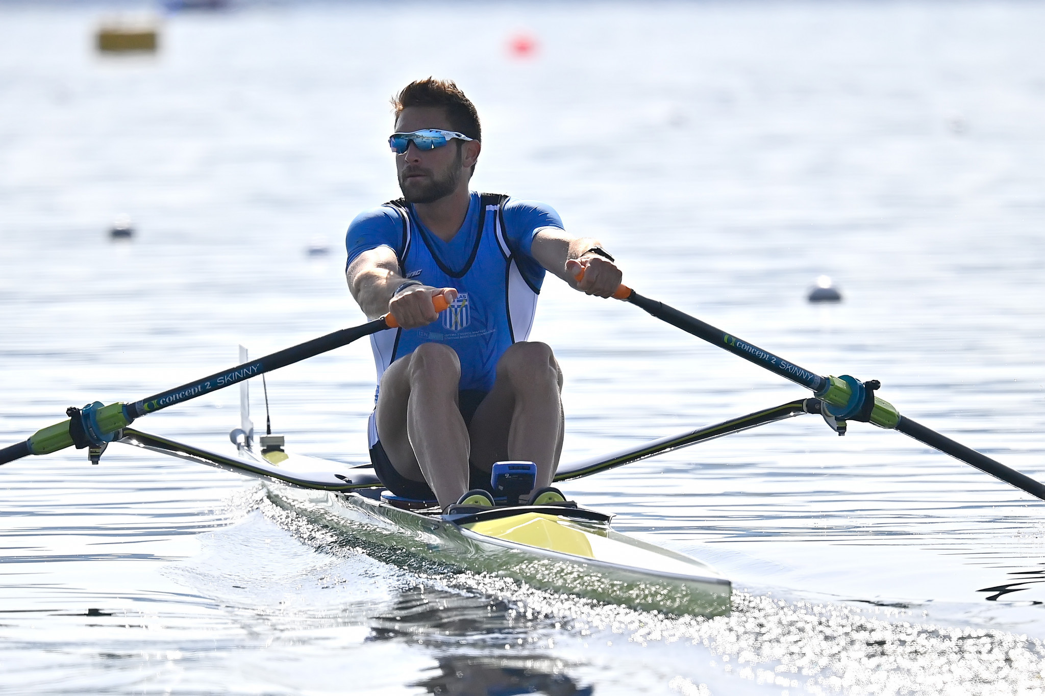 Greece’s Stefanos Ntouskos made a strong start to the Olympic qualifier ©Getty Images