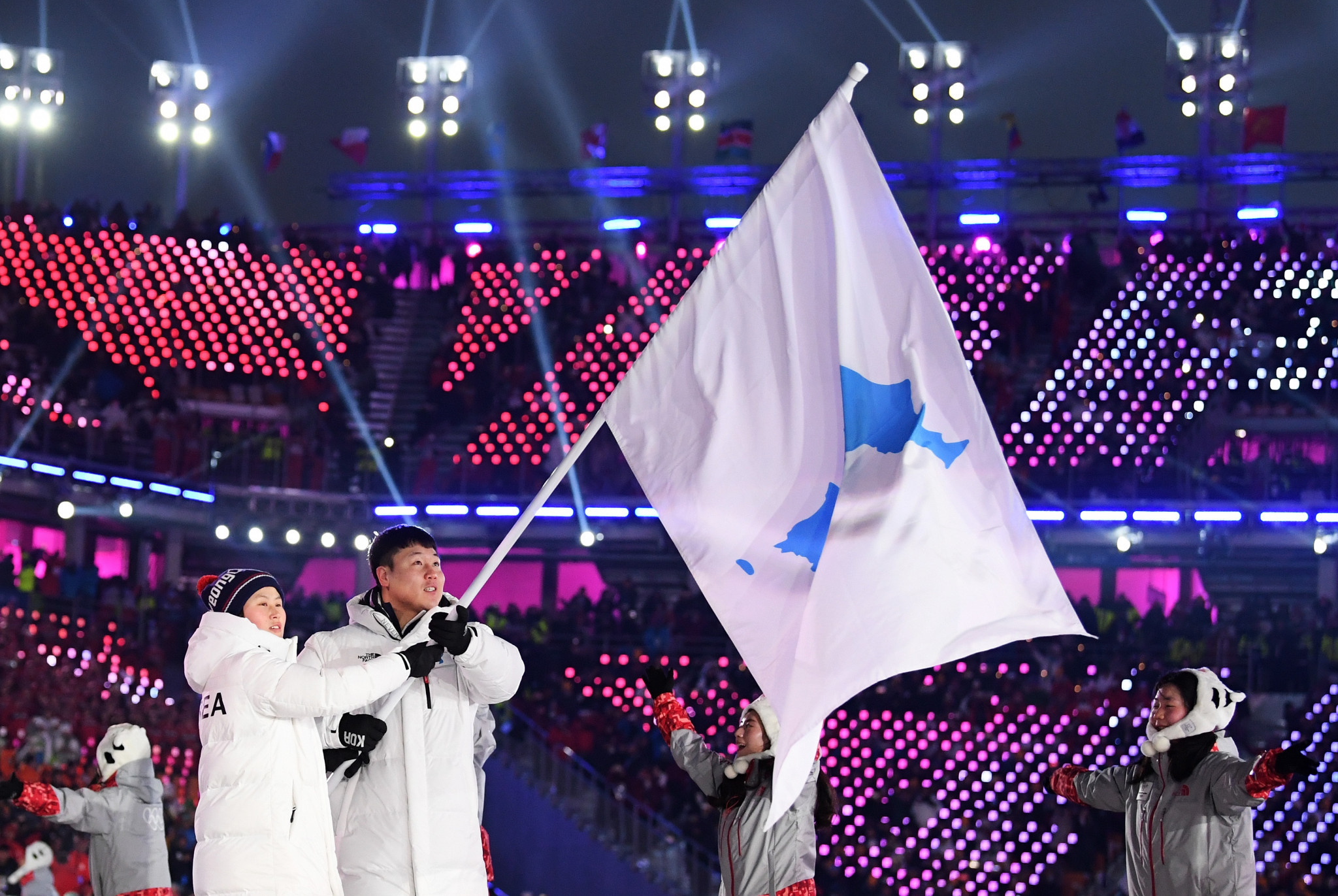 Joint Korean relations took a big step forward at Pyeongchang 2018 ©Getty Images