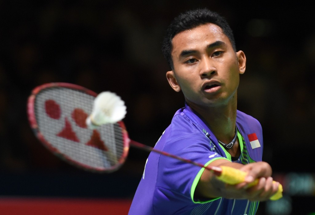 Indonesia's Tommy Sugiarto will provide the opposition for Lee Chong Wei in the semi-finals