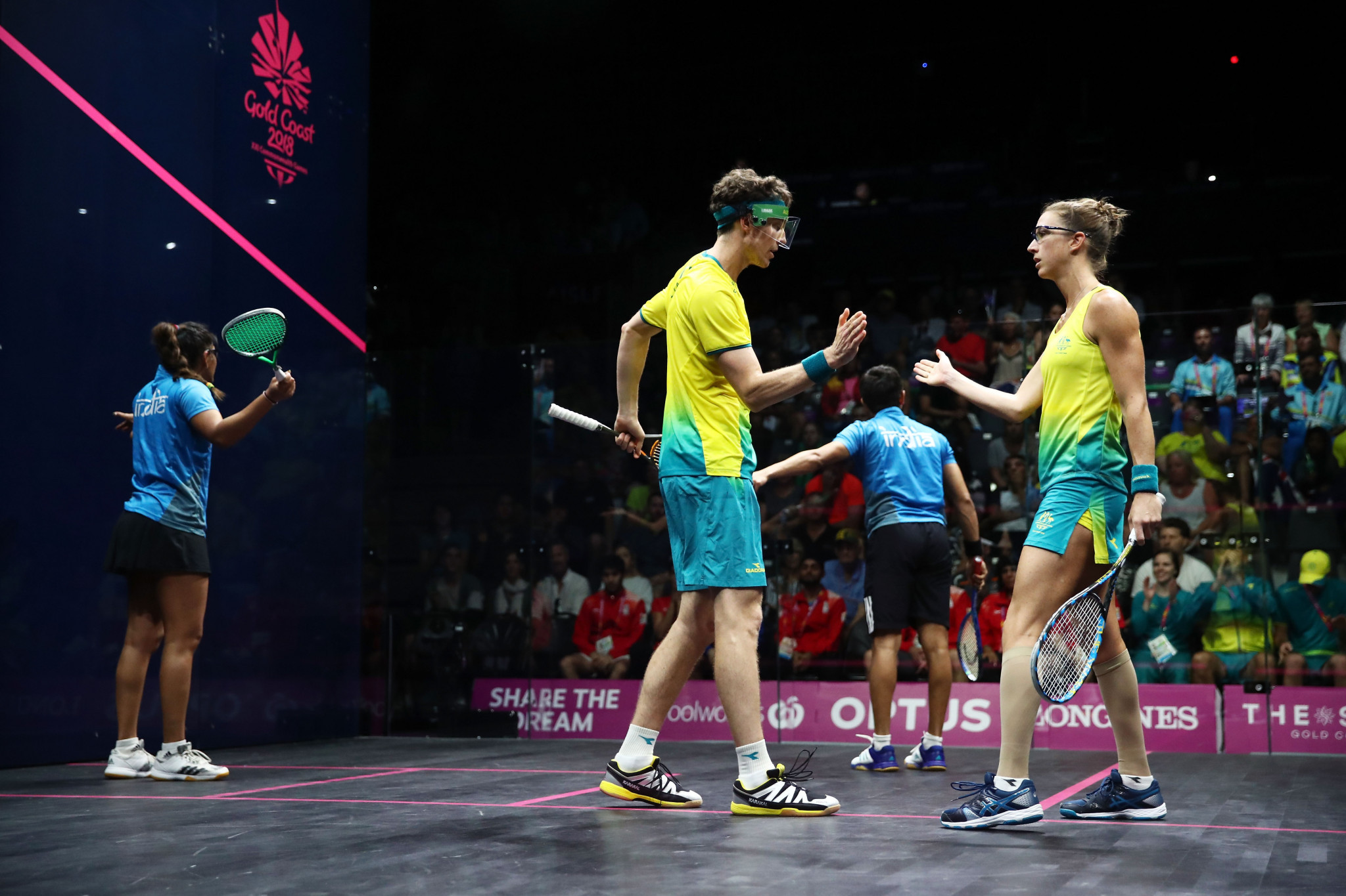 Mixed doubles squash is a part of the Commonwealth Games programme ©Getty Images