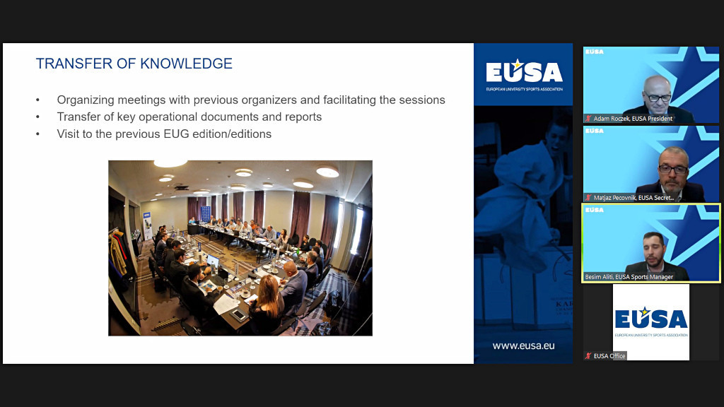 EUSA discussed areas such as transfer of knowledge with potential bidders ©EUSA