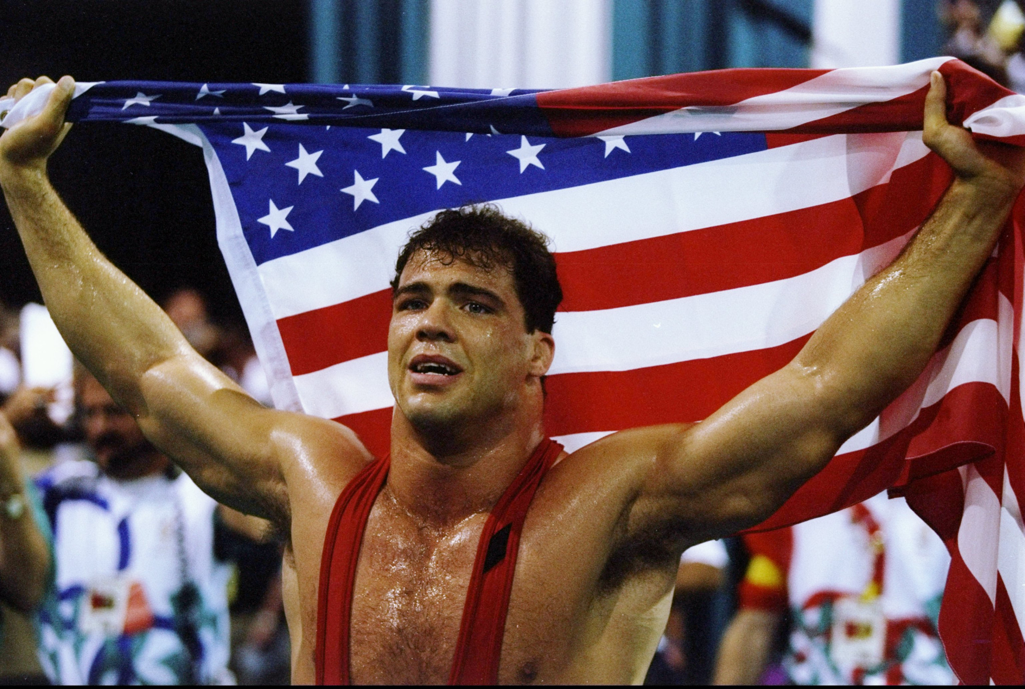 Kurt Angle is one of the most famous Olympic wrestlers in history ©Getty Images