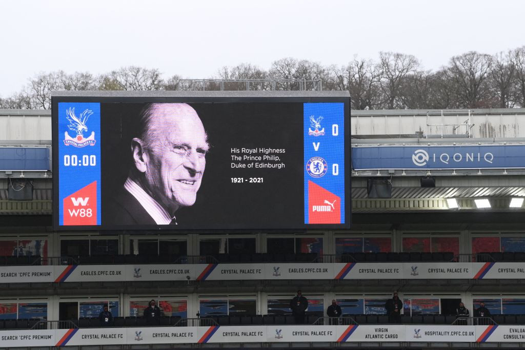 Tributes have been paid to Prince Philip at all sport across Britain this weekend, including in the Premier League ©Getty Images