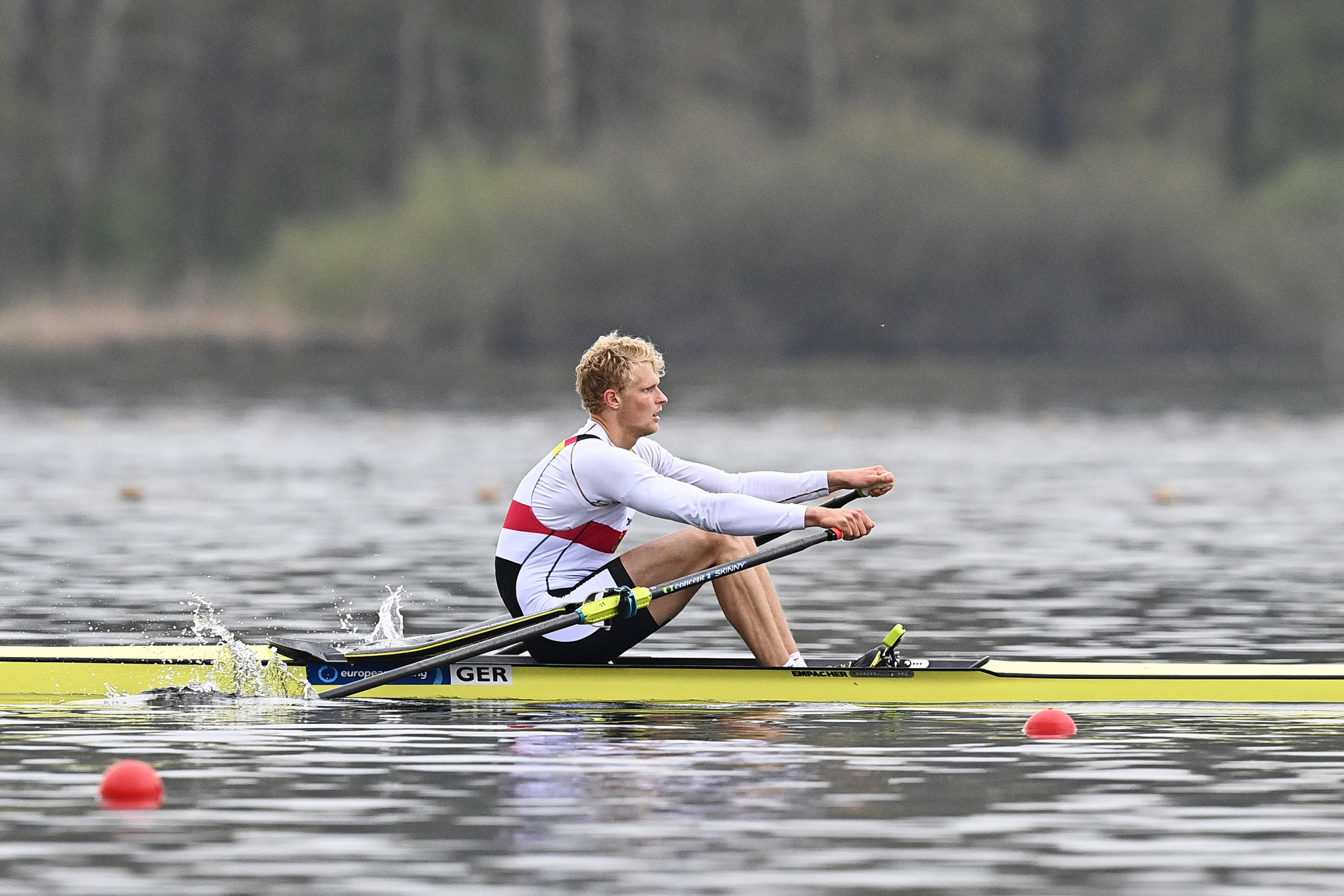 German world champion Oliver Zeidler won the men's single sculls by more than a second ©Getty Images