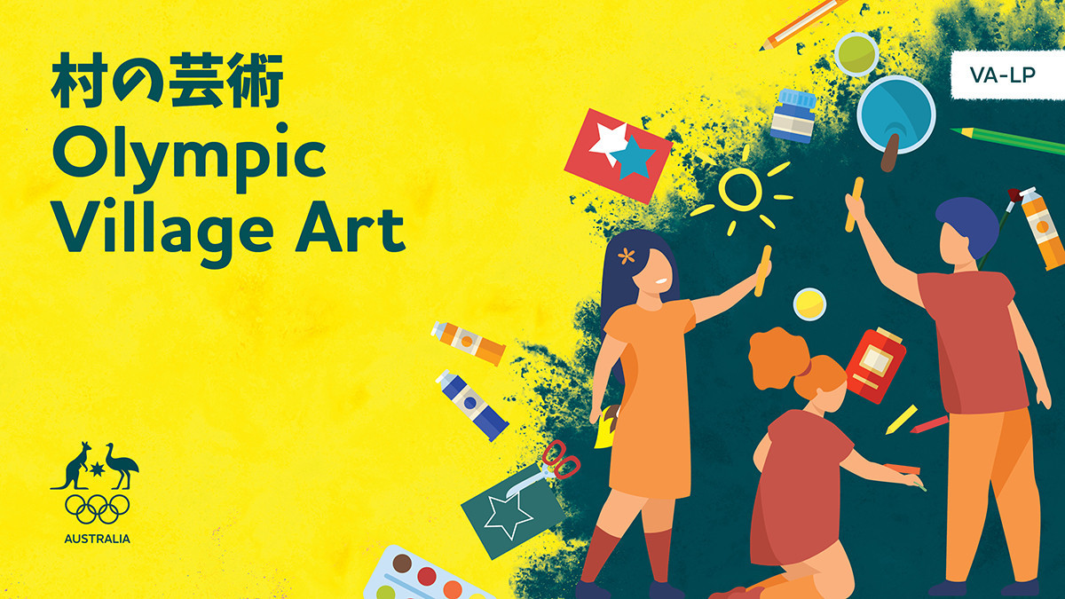 Australian schoolchildren have been invited to create artwork that can be displayed on the walls of the nation’s athletes in the Tokyo 2020 Olympic Village ©AOC